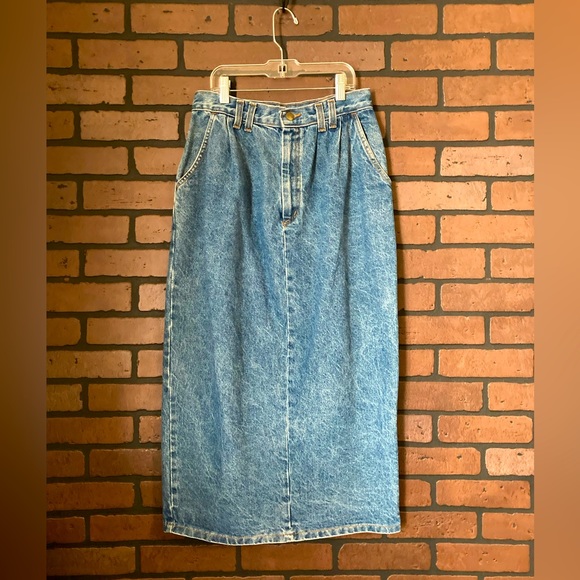 Vivaldi Dresses & Skirts - Vintage Vivaldi Denim Maxi Skirt